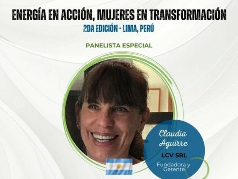 Claudia Aguirre, founding partner of GRUPO LCV, special guest of the AAPG LACR Women's Network.