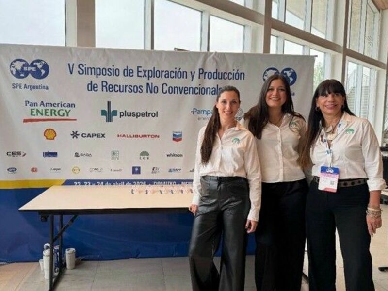 GRUPO LCV showcased core samples from the Vaca Muerta and Palermo Aike